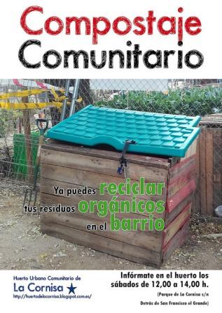 cartel compostaje comunitario
